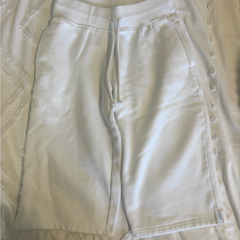 White Capri Sweatpants